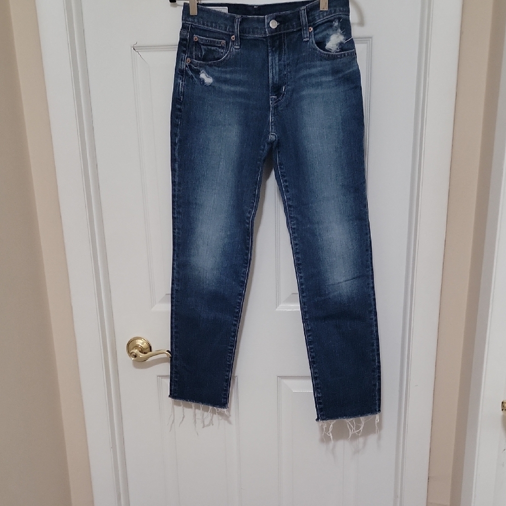 GAP Blue Ankle Cropped Jeans Classic Style